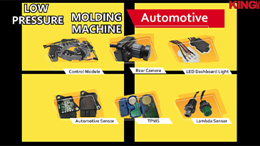 Demonstrate on Inner-molding and Over-molding with our Standard and C-Type Low Pressure Injection Molding Machine